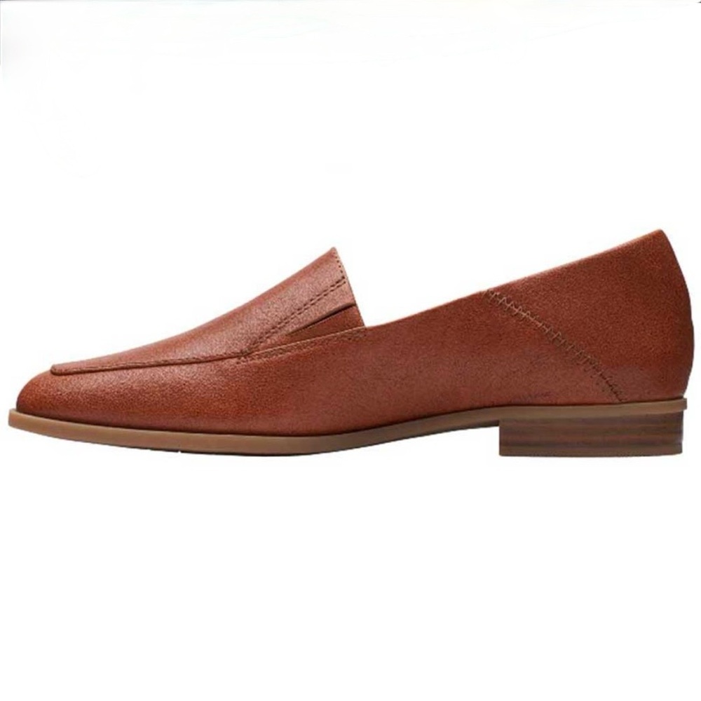 Clarks Sarafyna Freva Loafer Tan Leather - Picture 6 of 12